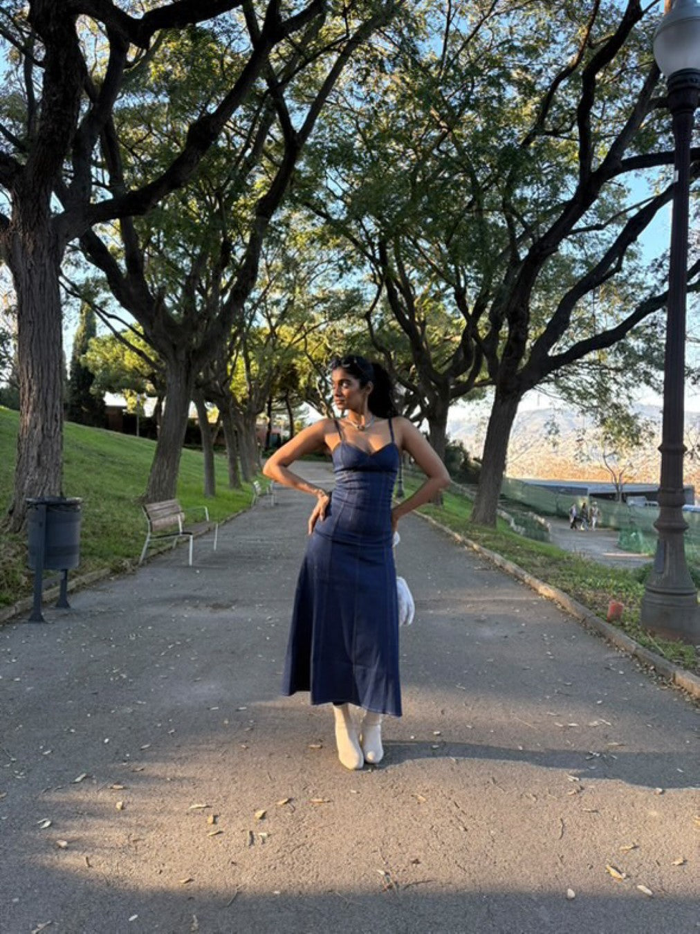 DENIM LONG DRESS