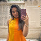 MUSTARD BLOCK DRESS