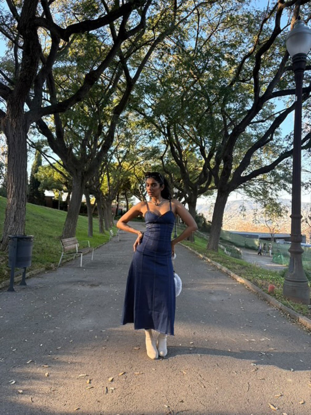 DENIM LONG DRESS