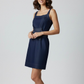 DENIM BELT DRESS