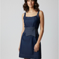 DENIM BELT DRESS