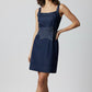 DENIM BELT DRESS