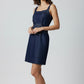 DENIM BELT DRESS