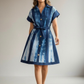 DENIM TIE DYE DRESS