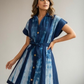 DENIM TIE DYE DRESS