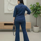 DENIM SHACKET COORD SET
