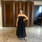 SMOKED TUBE DRESS - BLACK