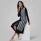 COTTON SHIRT DRESS WITH DENIM WEAVES