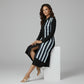 COTTON SHIRT DRESS WITH DENIM WEAVES