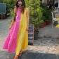 SUNSET BLOCK DRESS
