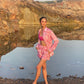 ABSTRACT SHORTS COORD - PINK