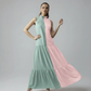 BLOCK DRESS - BABY PINK/MINT