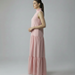BLOCK DRESS - BABY PINK/MINT