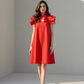 FRILLED HALTER NECK DRESS