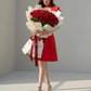 FRILLED HALTER NECK DRESS