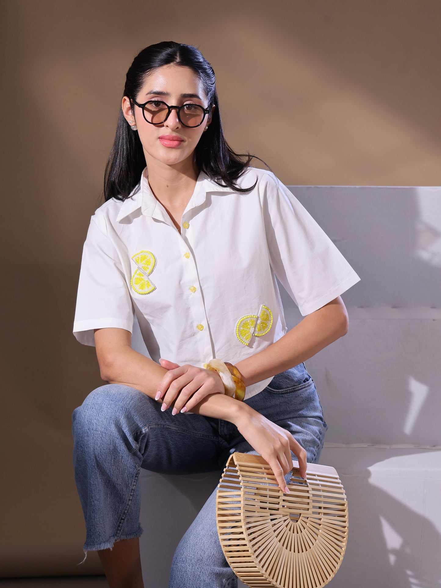 LEMON SHIRT - WHITE