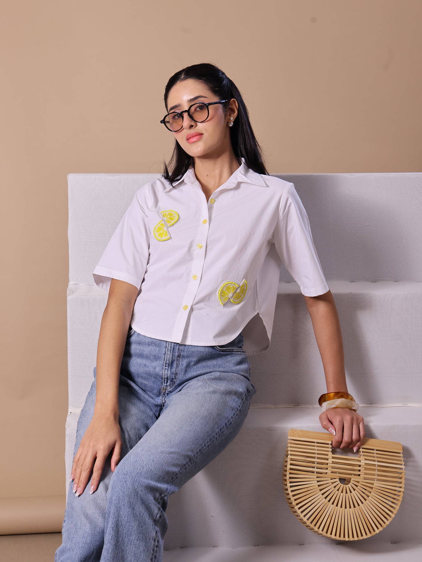 LEMON SHIRT - WHITE