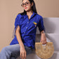 BIRD PATCH SHIRT - BLUE