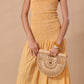 GINGHAM SMOKED TUBE DRESS - MANGO