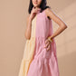 STRIPED BLOCK DRESS MINI