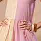 STRIPED BLOCK DRESS MINI