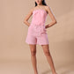 RUFFLE CORSET CO-ORD - BABY PINK