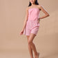 RUFFLE CORSET - BABY PINK