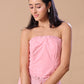 RUFFLE CORSET - BABY PINK
