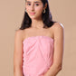RUFFLE CORSET - BABY PINK