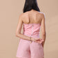 RUFFLE CORSET - BABY PINK