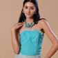 RUFFLE CORSET - GREEN