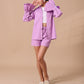 RUFFLE SHORTS CO-OORD - LILAC