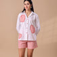 STRIPED HEART PATCH SHIRT