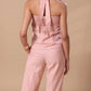PLEATED LINEN CO-ORD - BLUSH