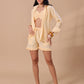 SHIRT/BRALTTE DUO - YELLOW STRIPE