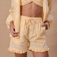 SHIRT/BRALTTE DUO - YELLOW STRIPE