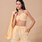 SHIRT/BRALTTE DUO - YELLOW STRIPE