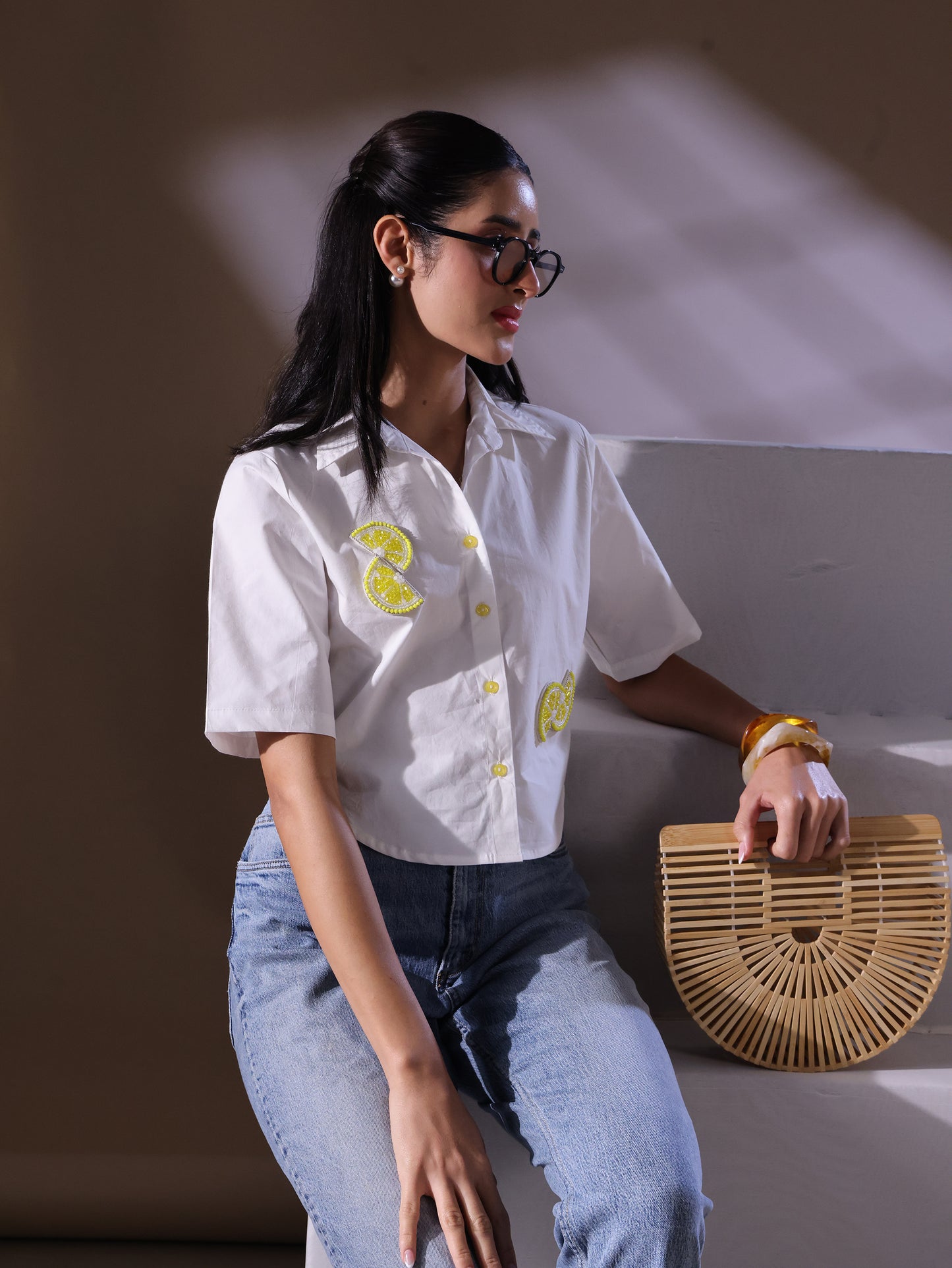 LEMON SHIRT - WHITE