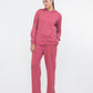 DUSTY PINK HOODIE PANT SET