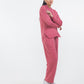 DUSTY PINK HOODIE PANT SET