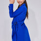 Blue Knotted Dress