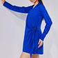 Blue Knotted Dress