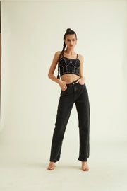 Black Bustier Corset