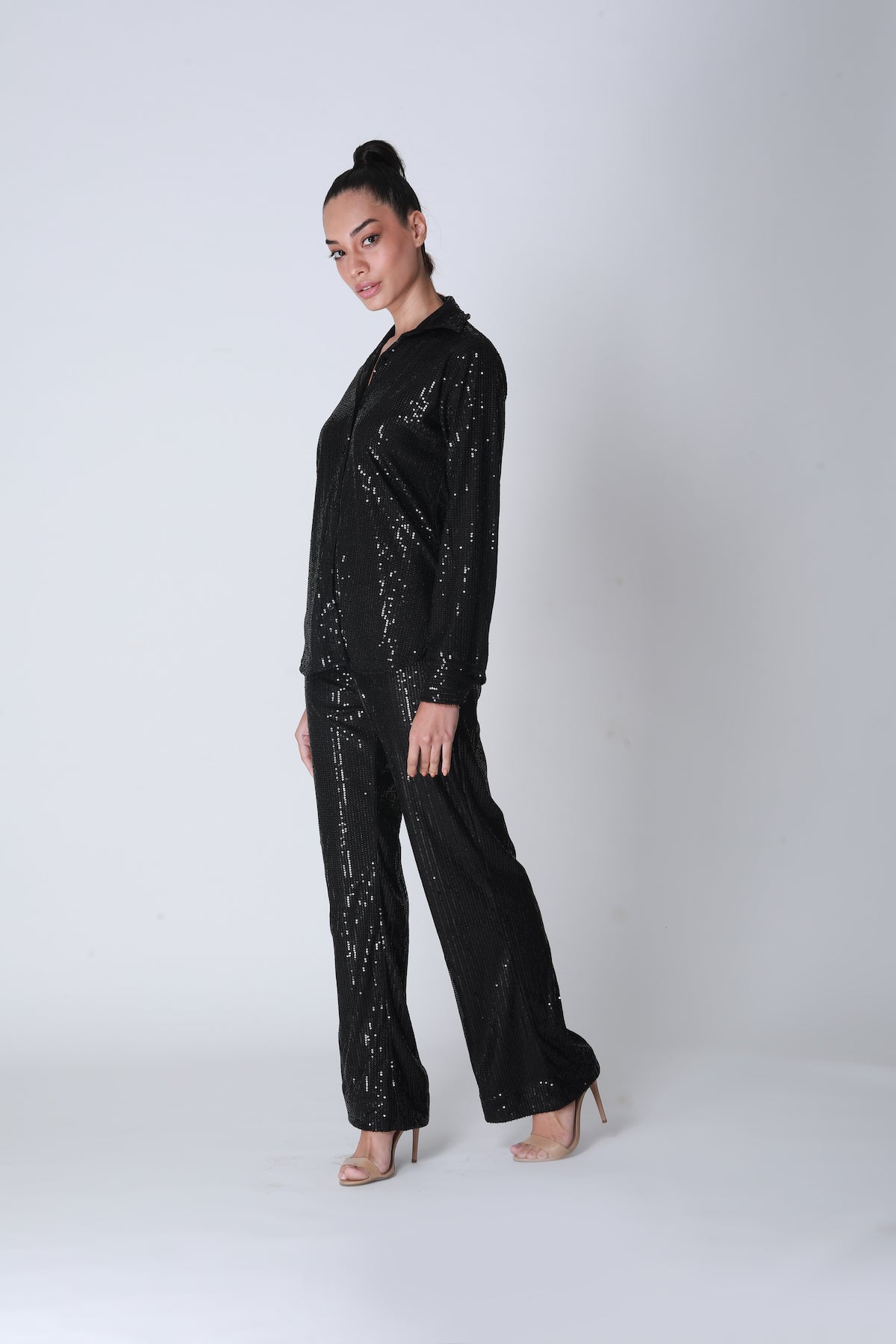 Black Sequin Co-ord