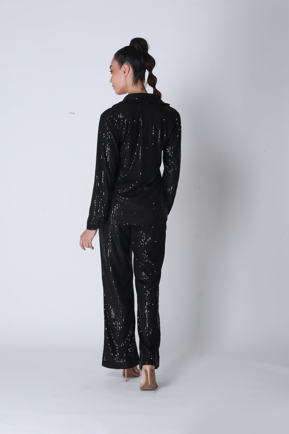 Black Sequin Co-ord