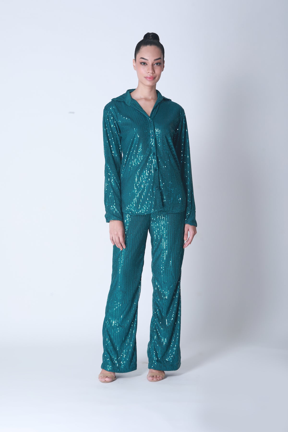 Teal Sequin Co-ord