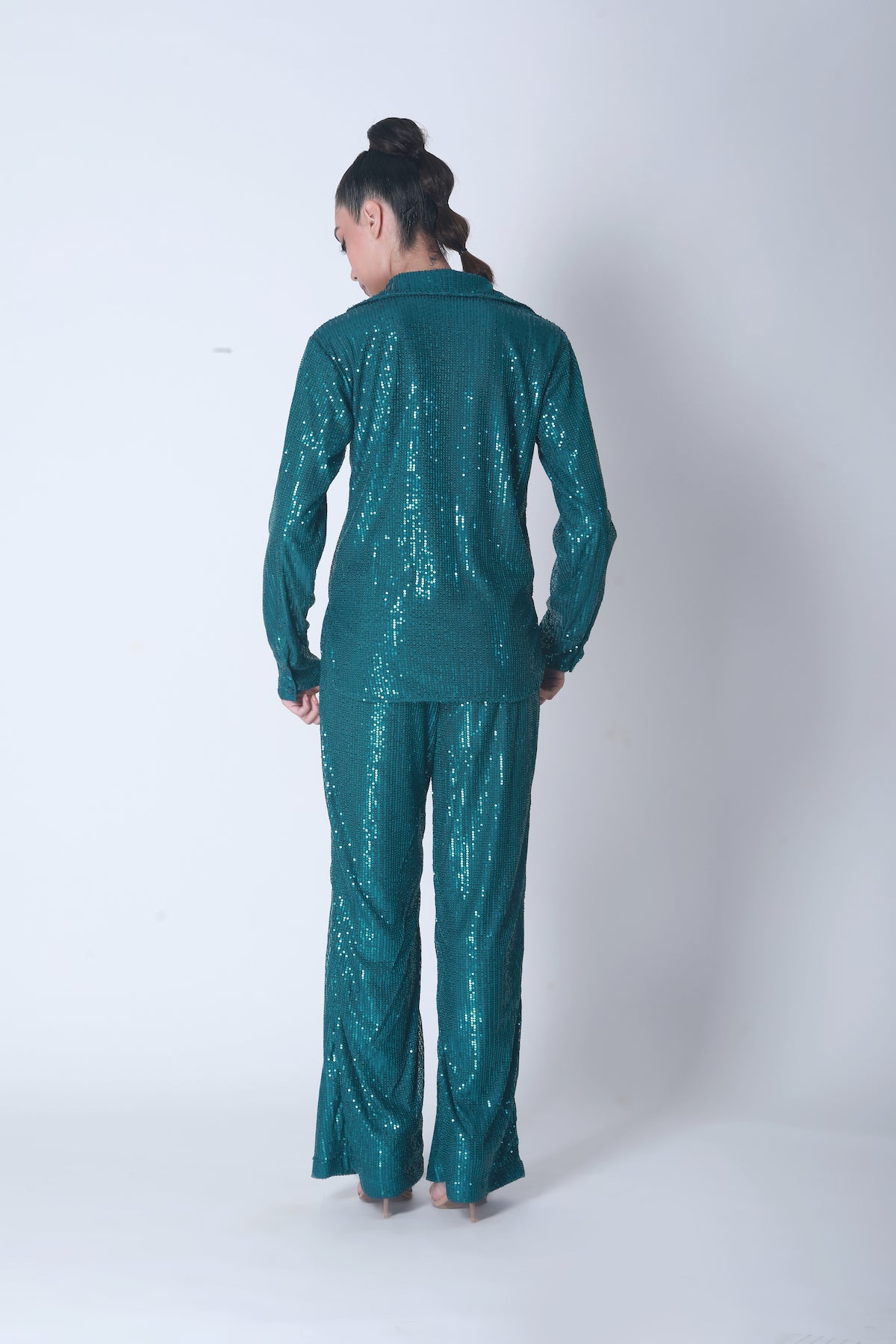 Teal Sequin Co-ord