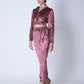 Velvet Jogger Co-ord Pink