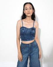 Acid Wash Corset