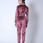 Velvet Jogger Co-ord Pink
